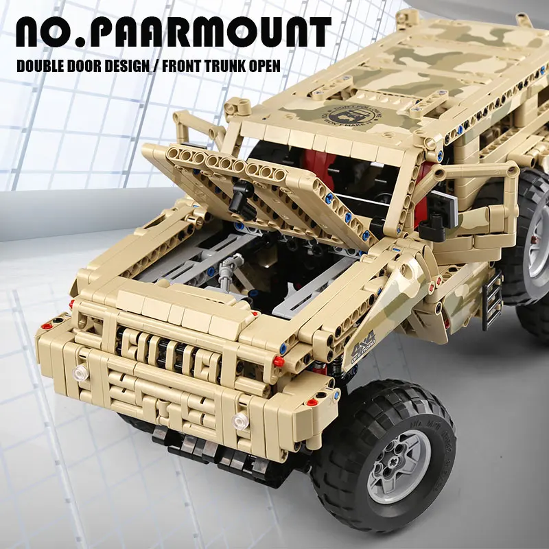 Молд King 13131 MOC Techinc управление через приложение мародерский грузовик