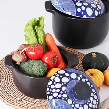 Кастрюля, керамическая кастрюля, высокая термостойкость, для домашнего здоровья, суп, рисовая каша, кастрюля, газовая плита, кастрюля, кастрюля