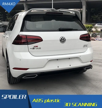 

For Golf R MK7 Golf 7 Spoiler ABS Material Car Rear Wing Primer Color Rear Spoiler For Volkswagen Golf GTI GTD Spoiler 2014-2018