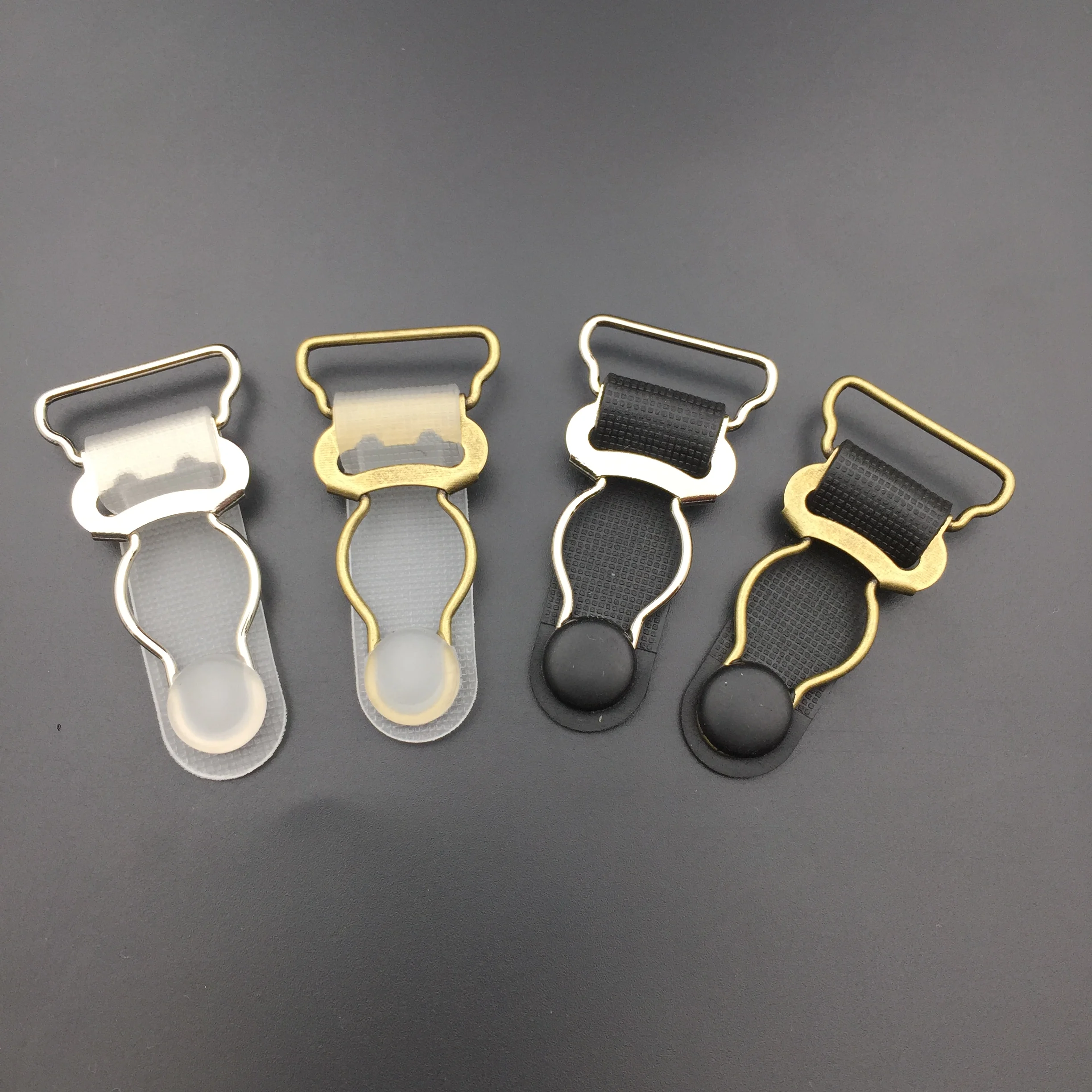 

50pcs / lot metal suspender clip garter belt clips Six Metal Clips Suspender garter belt