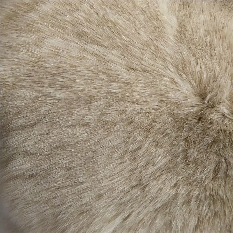 beige BEIZIRU шуба из натурального Лисьего меха женская зимняя натуральная теплая горячая Распродажа Большой Мех с длинным рукавом Новое поступление Серебряная лисица пальто - Цвет: beige