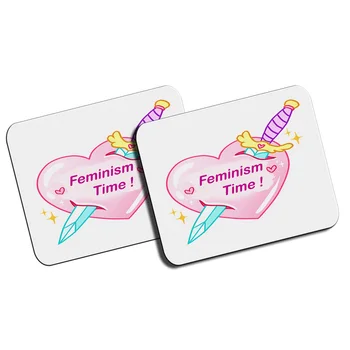 

PACK 2 MEDIUM LOGO HOUR FEMINIST mousepad raton