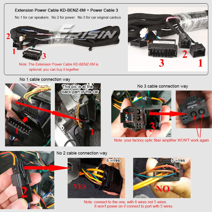 Cheap Erisin ES7710E 7" Android 9.0 Octa Core 4GB RAM Car DVD Radio BT for Mercedes Benz E/CLS/G Klasse W211 W219 4