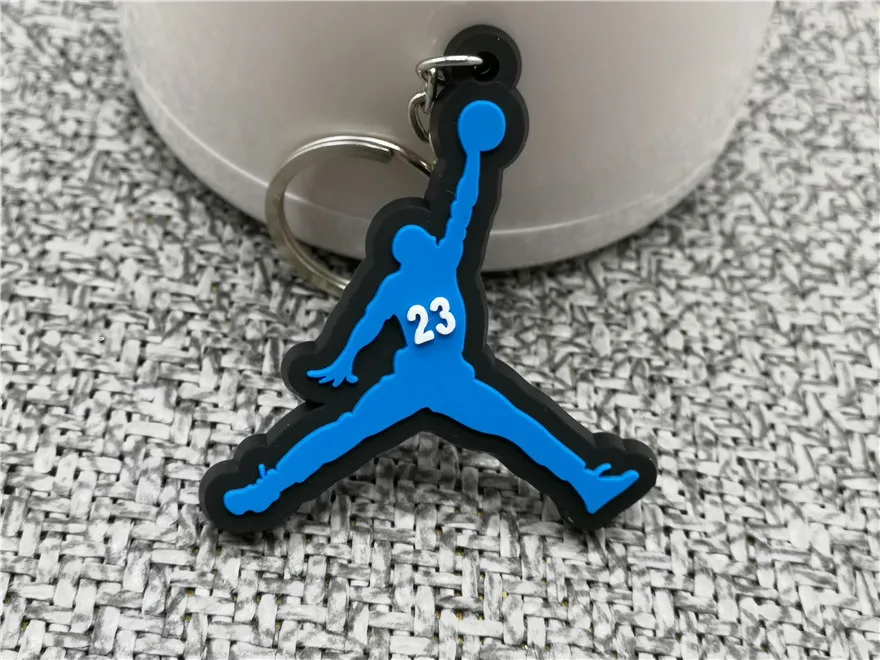 Милый брелок мини Силиконовый Jordan Shoe Chain подарок для женщин и мужчин и детей брелок для баскетбола кроссовки Porte Clef