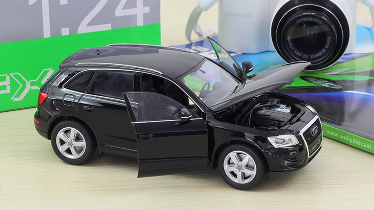 WELLY литье под давлением автомобиля 1:24 масштаб высокая симуляция Audi Q5 классическая модель автомобиля металлический игрушечный автомобиль сплав автомобиль игрушка для детей Коллекция подарков