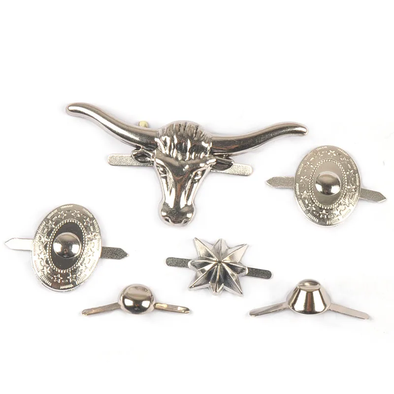 150 Borchie A Stella 10mm Per Abbigliamento | Punte In Metallo Per Pelle, Giubbotti, Borse, Cinture | DIY Punk - 2
