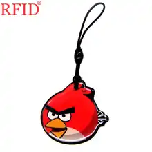 UID S50 1K карта контроля доступа сменная RFID перезаписываемая IC карта мультфильм водонепроницаемый брелок для ключей карты контроля доступа метки 1