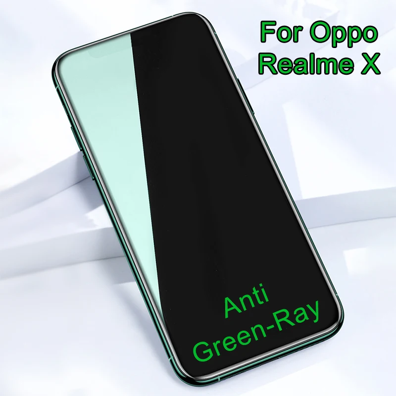 Закаленное стекло для Oppo Realme X X2 3 Lite Pro защита экрана от зеленых лучей Real Me 3pro X2pro