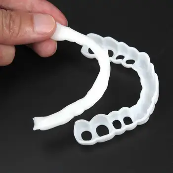

Upper Teeth Lower Teeth Imitation Braces Whitening Sets Second-generation Silicone Imitation Teeth Dentures