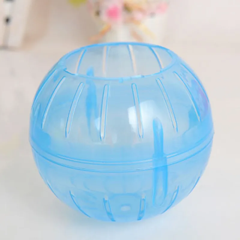 1 шт. 10 см/3,9" игрушки для домашних животных для маленьких животных, пластиковые цветные шарики для упражнений, прозрачные игрушки для мышей хомяка