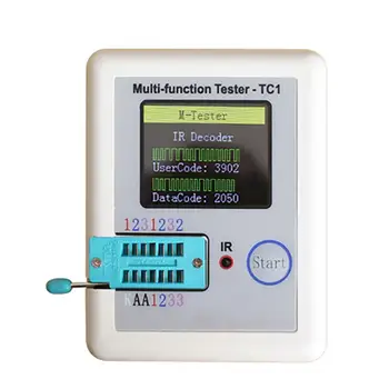 

LCR-TC1 1.8 inch TFT Screen Colorful Display Multifunctional TFT Backlight Transistor Tester