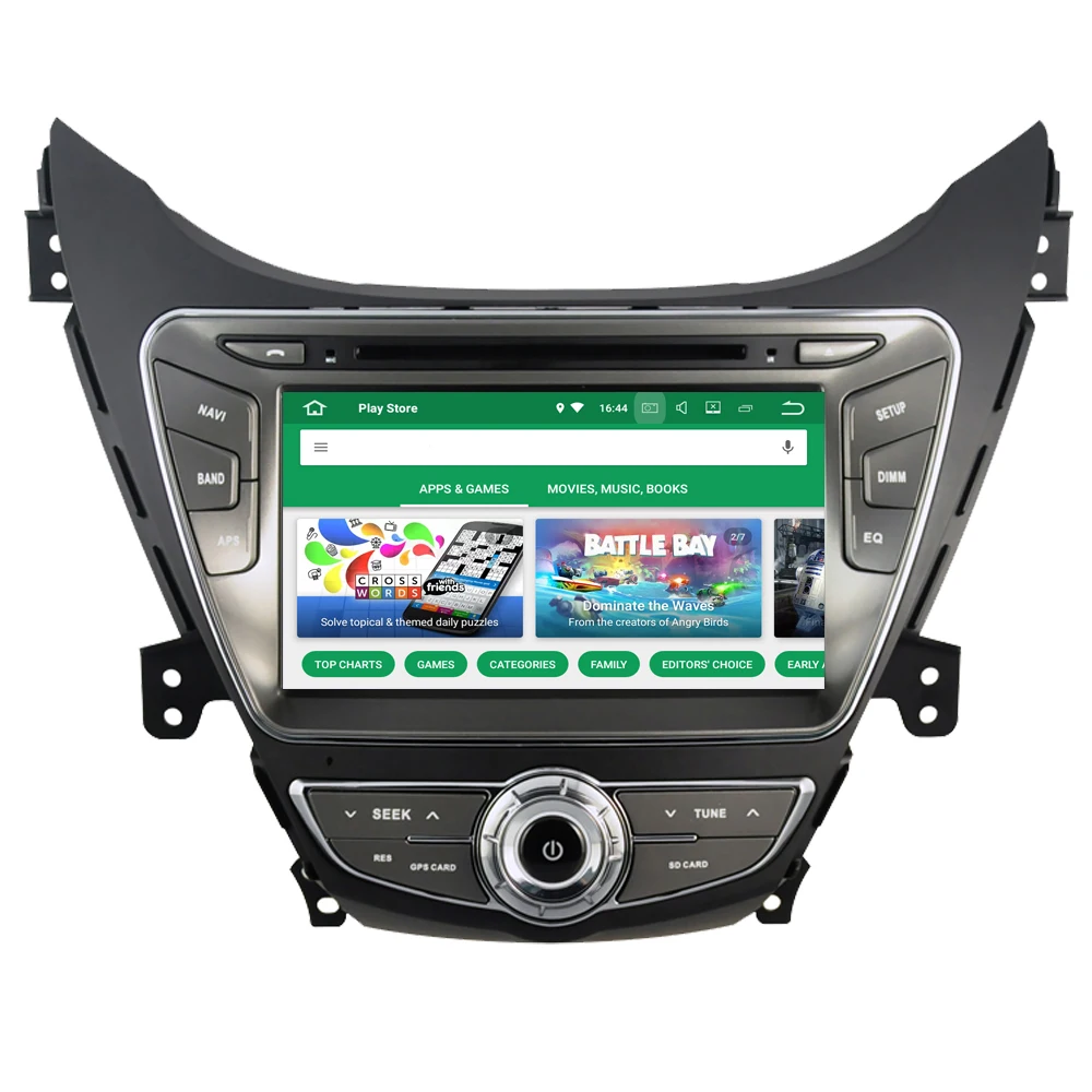 RoverOne для hyundai Elantra Avante I35 2012-2014 Android 8,1 Авторадио автомобильный мультимедийный плеер gps навигации головное устройство без DVD