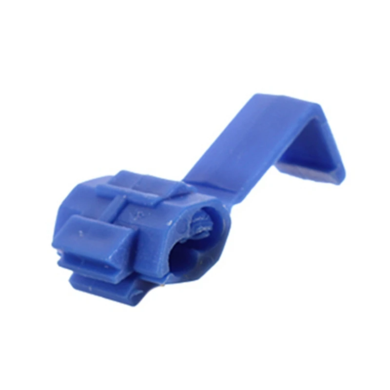 200 Pcs Quick Splice Connectors Lock Wire Terminals Crimp Electrical Electric- 100 Pcs Blue& 100 Pcs Red
