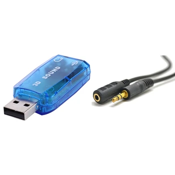 

Extension Cable 2M Phi 3.5mm Stereo Mini Extension Gilded & for Pc Laptop Computer Notebook Virtual 5.1 Sound Card