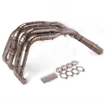 

Titanium Alloy Motorcycle GP Exhaust Escape Full System For S1000RR 2020 Front Link Pipe