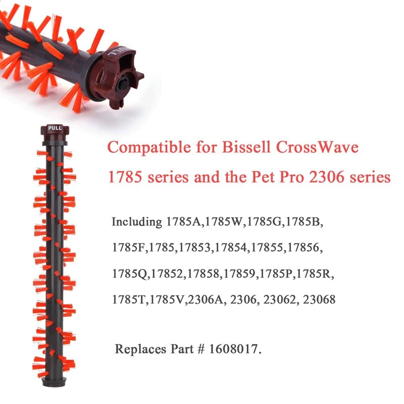 Топ продажа замена подходит для bissell Crosswave 1785 2306 серии мульти поверхность 1868 круглая щетка и площадь ковер щеточный валик 1934 и