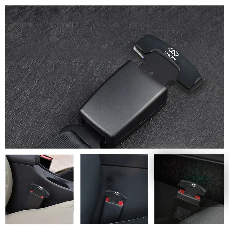 1pcs Car Logo Safety Seat Belt Buckle Auto Interior For Chery Tiggo 7 Pro 8 4 5 3 2 T11 5X Amulet Fora QQ IQ Fulwin Arrizo 5 1pcs Car Logo Safety Seat Belt Buckle Auto Interior For Chery Tiggo 7 Pro 8 4 5 3 2 T11 5X Amulet Fora QQ IQ Fulwin Arrizo 5