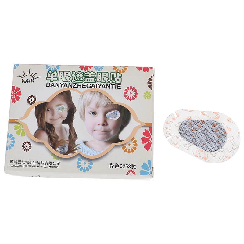 as picture 20 шт. Мультяшные патчи для глаз Amblyopia, цветные детские патчи для Amblyopia, ортопедическая коррекция век, окклюзия, медицинская повязка на глаза - Цвет: as picture