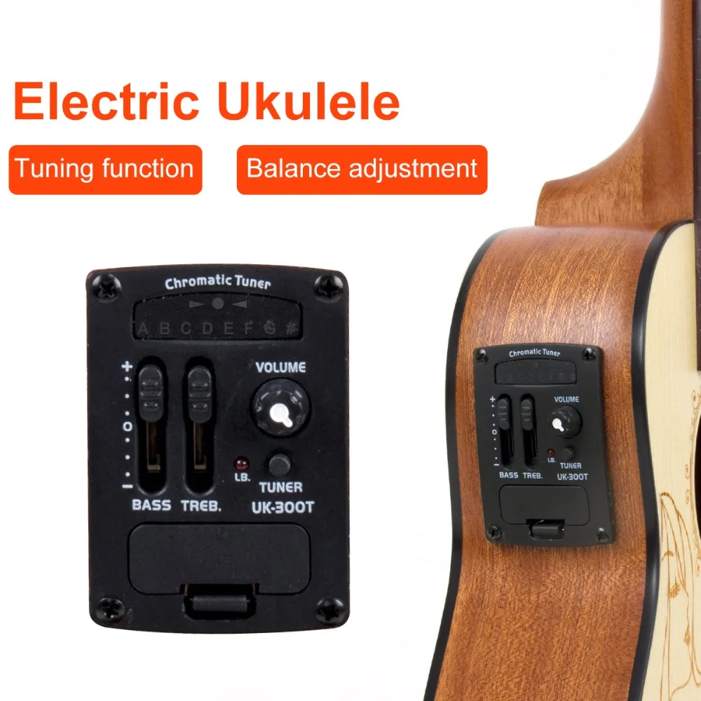 Kmise электрическая акустическая укулеле концертная твердая ель Ukelele Уке 23 дюймов 18 лада с Gig Bag