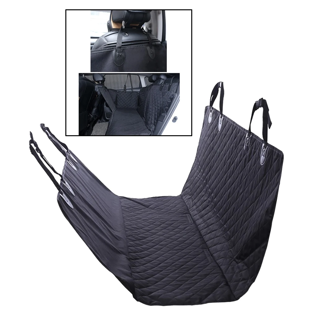 Dog Car Backseat Cover Protector Waterproof Antinslip Hammock Comfort Layer Easy To Assemble And Clean