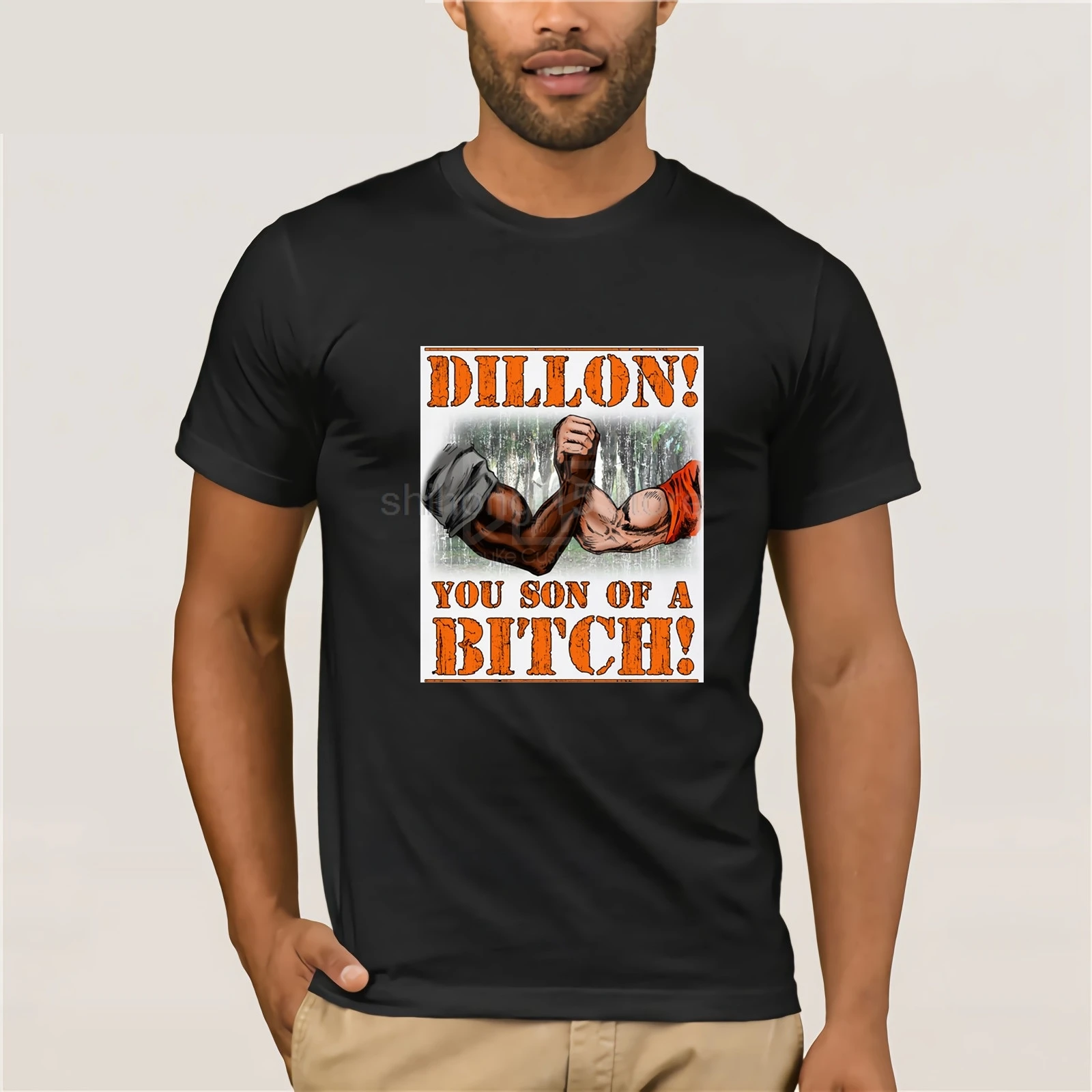 Dillon You Son Of A Bitch Dutch 80 s Predator подарки смешные футболки новые футболки смешные топы футболки новые унисекс Забавные топы