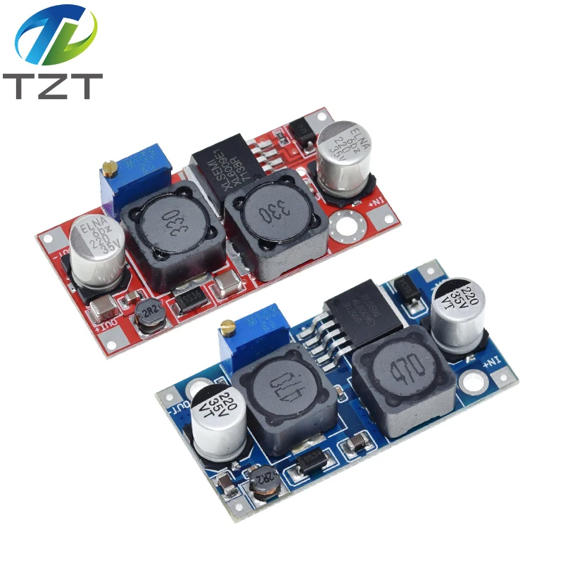 TZT DC-DC Auto Boost Buck einstellbarer Abwärtswandler XL6009 Modul Solerspannung – Detail 1