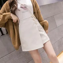 Осенне-зимние кожаные юбки для женщин, модные одноцветные нестандартные тонкие короткие юбки, Женская юбка из искусственной кожи, яркие цвета