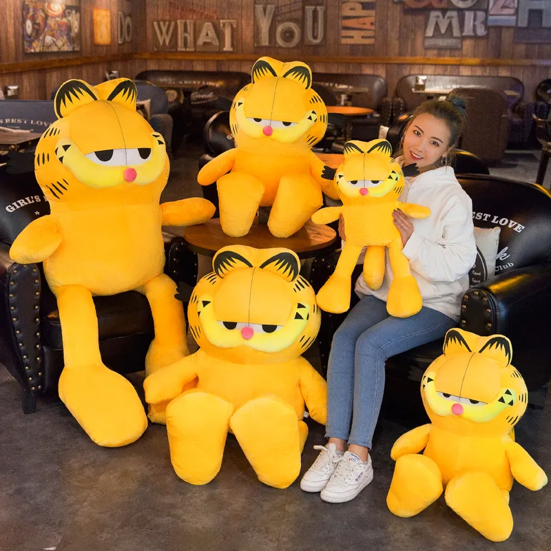 60 см Новая плюшевая игрушка Garfield Disney супер мягкая кукла милая подушка Подушка