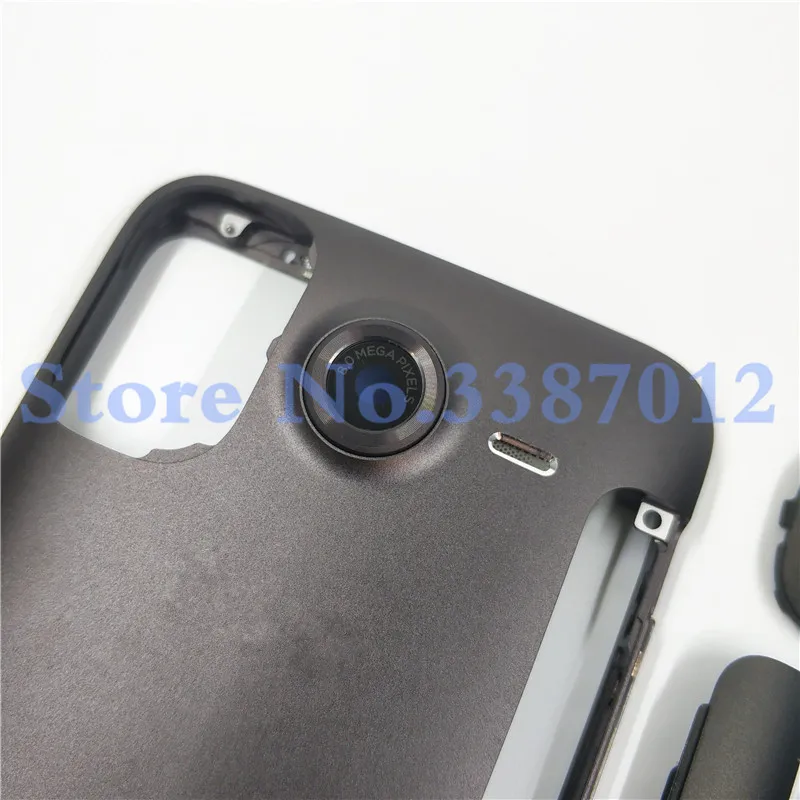 Корпус крышка батареи части чехол для htc Desire HD G10 A9191 A9192 задняя крышка батарейного отсека с объективом камеры