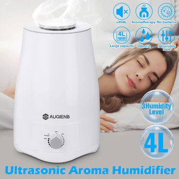 

AUGIENB 4L Air Humidifier Ultrasonic Diffuser Deerma Humidifier Essential Oil Aromatherapy Humificador Cool Mist For Office Home