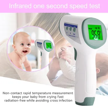

градусник для тела Forehead thermometer non-contact LED digital infrared thermometer for one second temperature measurement 50*