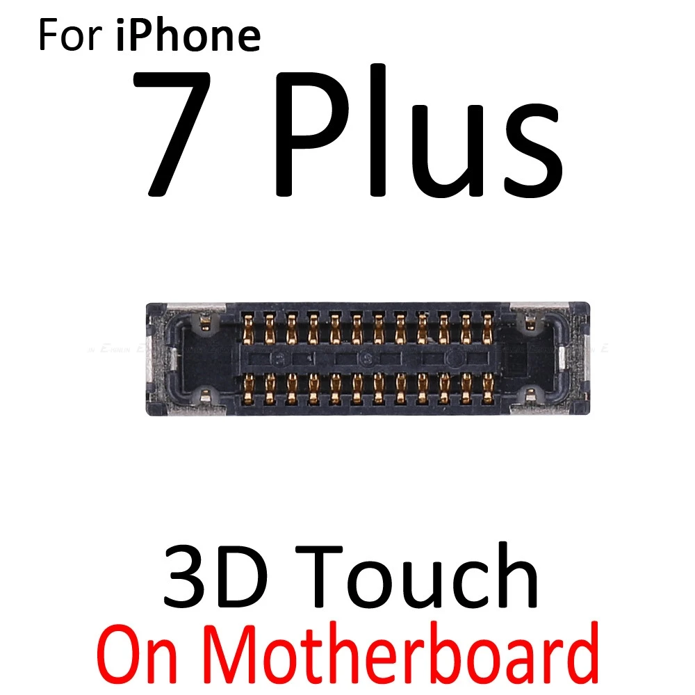 2 шт. Главная Кнопка отпечатков пальцев разъем для iPhone 6S 7 8 Plus X XS Max 3D Touch FPC разъем на гибкий кабель материнской платы