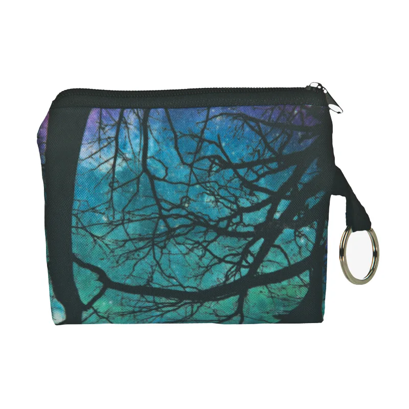 

Zohra New Style Design 3D Printed Pattern Purse Multi-functional Key Wallet Coin Bag Wallet