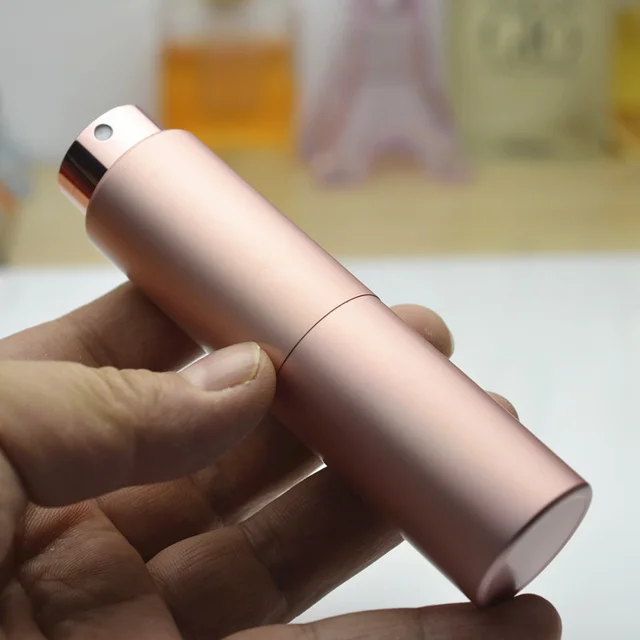 1Db 20 Ml Hordozható Mini Parfüm Üveg Utazási Alumínium Spray Porlasztó Üres Fém Parfume Permetező Kültéri Palack
