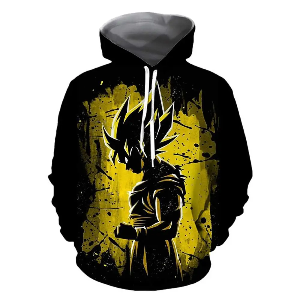 

Nuevo diseсo Dragon Ball Z Goku Hoodies DBZ fuerte Goku impresiуn 3D Sudadera con capucha hombres mujeres Harajuku Unisex ropa d