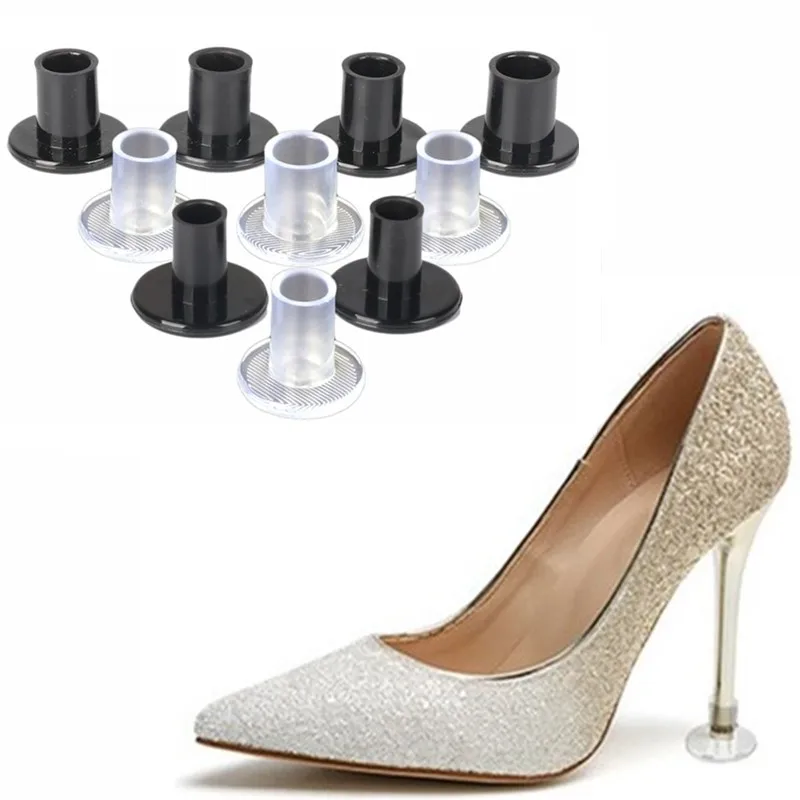 1 Pairs High Heel Protectors Latin Stiletto Dancing Covers Heel Stoppers Antislip Silicone High Heeler For Wedding Favor Soft