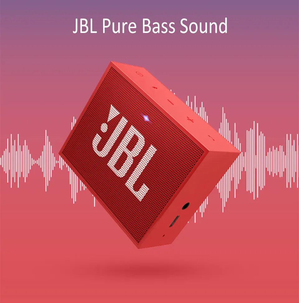 JBL GO беспроводной Bluetooth мини-динамик открытый портативный динамик Бас Звук перезаряжаемая батарея с микрофоном 5 часов работы от батареи