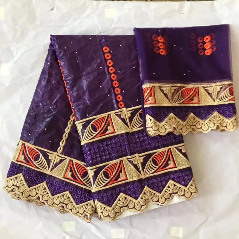 STILL FLY bazin brode getzner nouveau tissu африканская фиолетовая кружевная Последняя мода для женщин bazin riche getzenr 5+ 2 ярдов/партия