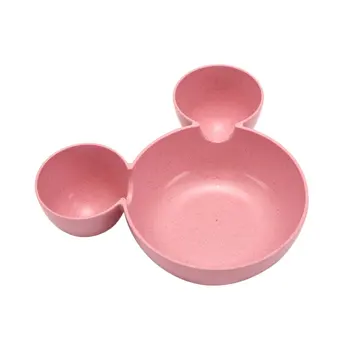 

Hot! Preup Cartoon Minnie Mouse Bowl Dishes Baby Feeding Bowl Children Food Container Fruit Plate Tableware Registered Air Mail