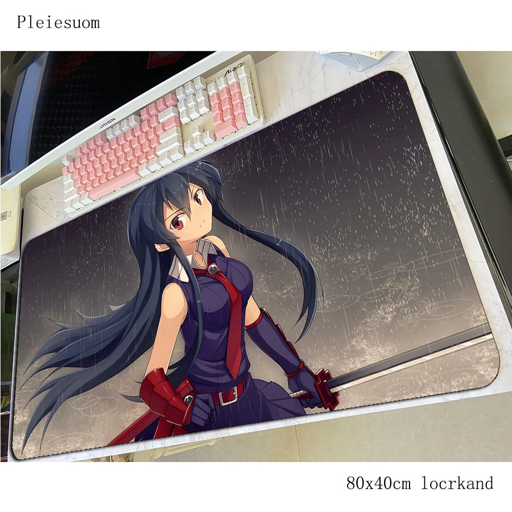akame ga kill mousepad 80X40CM gaming mouse pad big gamer mat gel game  computer desk padmouse keyboard Custom large play mats|Mouse Pads| -  AliExpress