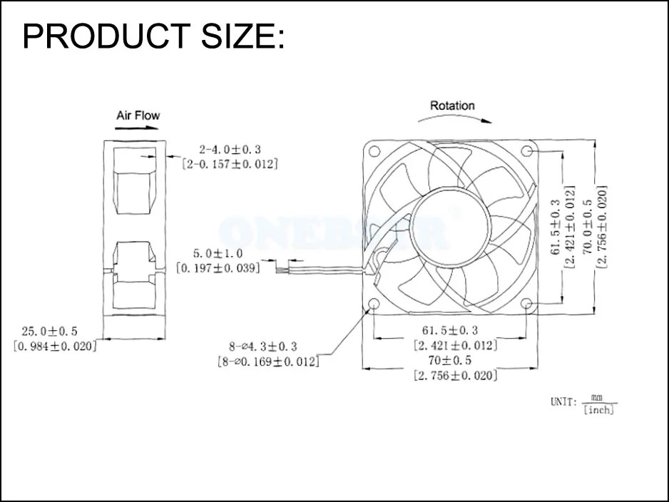 7025 Brushless Fan DC 12V 24V 70X70X25mm Computer PC CPU Case Cooling Fan 7cm 70mm 2PIN 3PIN XH254 Cooler Fans free shipping 15