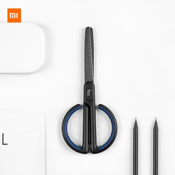 

Xiaomi Mijia Fizz Teflon Scissors Scale Mark Safe Rounded Cutter Head Fluorine Coating Process Office Stationery Scissors