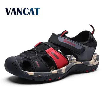 

2020 Summer New Men Soft Sandals Comfortable Men Summer Water Shoes Sandals Soft Beach Sandals Men Roman Shoes Sneakers