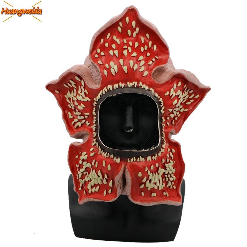 

Horror Stranger Things Cosplay Latex Mask Halloween Mask Costume Fancy Mask Masquerade Mask for Adults Patry Cosplay Props