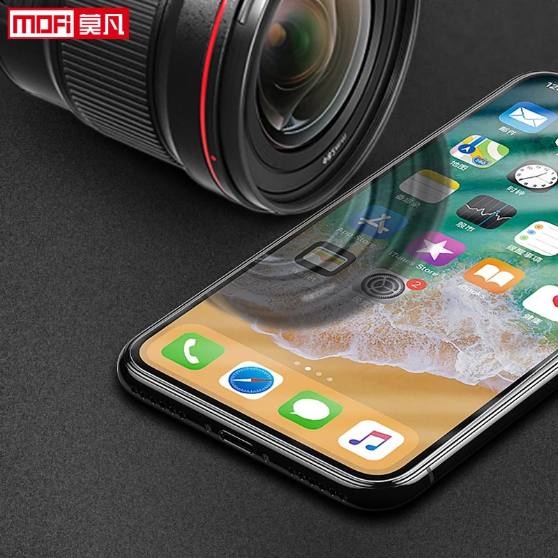 Протектор экрана для iphone 11 iphone 11Pro макс. закаленное стекло ультратонкое полное покрытие 9H 2.5D Mofi оригинальная 11Pro защитная пленка