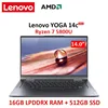 New lenovo YOGA 14c 2021 laptop AMD Ryzen 7 5800U 16GB RAM 512GB SSD 14 inch FHD IPS Touch Screen Notebook  Ultrabook computer 1