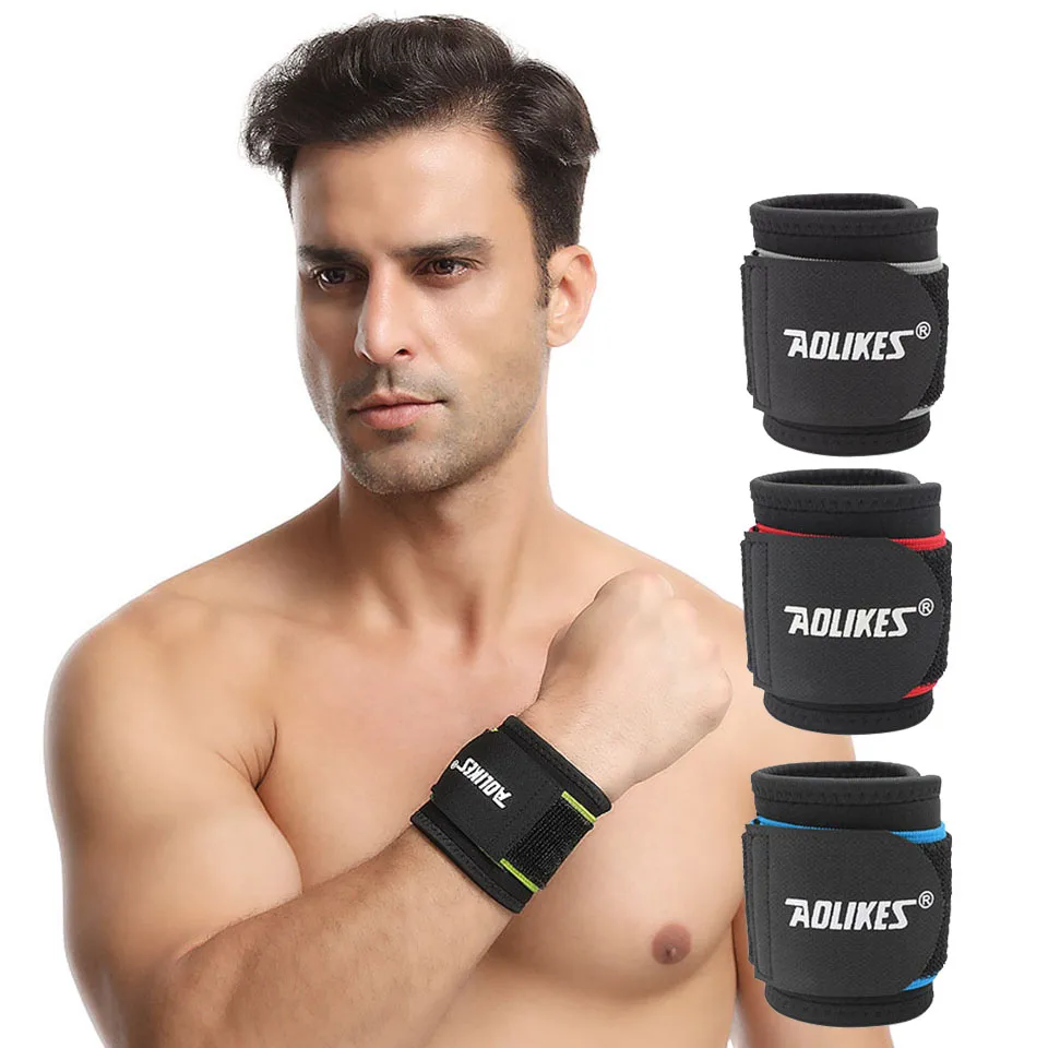 1PCS Adjustable Sport Wristband Wrist Brace Wrap Bandage Support Band Gym Strap Safety sports wrist protector Hand Bands wrist brace,wrist guard,wrist straps,wrist support,wrist support band,arthritis gloves
