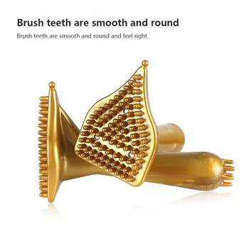 

1 pc PVC Massage Meridian Brush Essential Oil Scraping Board ResinTriangular Massage Brush relaxing Gua Sha dredge the meridians
