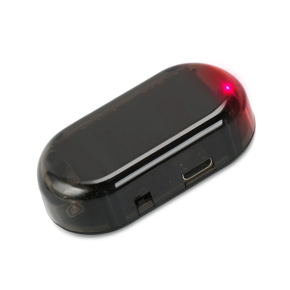 Автомобильная сигнализация на солнечной батарее с USB светильник Противоугонная