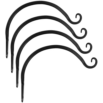 

4 Pieces Hanging Plant Stand Hook Plant Hanger for Flower Basket Bird Feeder Wind Chime Lantern Etc 8 Inches